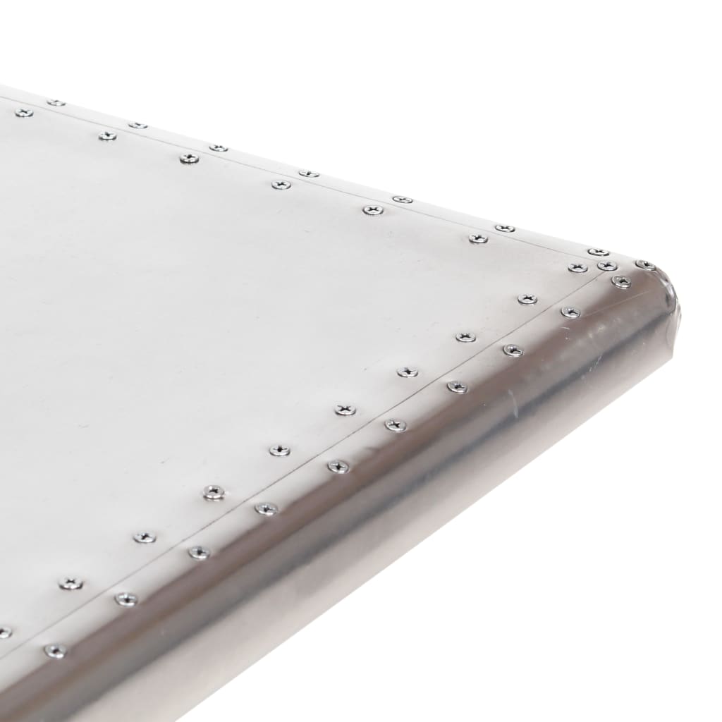 Aviator rakstāmgalds, sudraba kr., 112x50x76cm, metāls