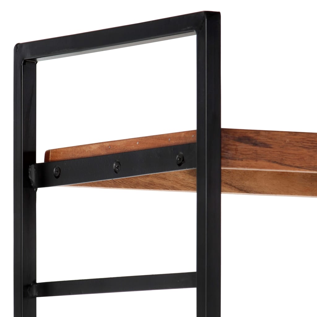 Bookcase, 4-tier, 80x30x180cm, solid acacia wood