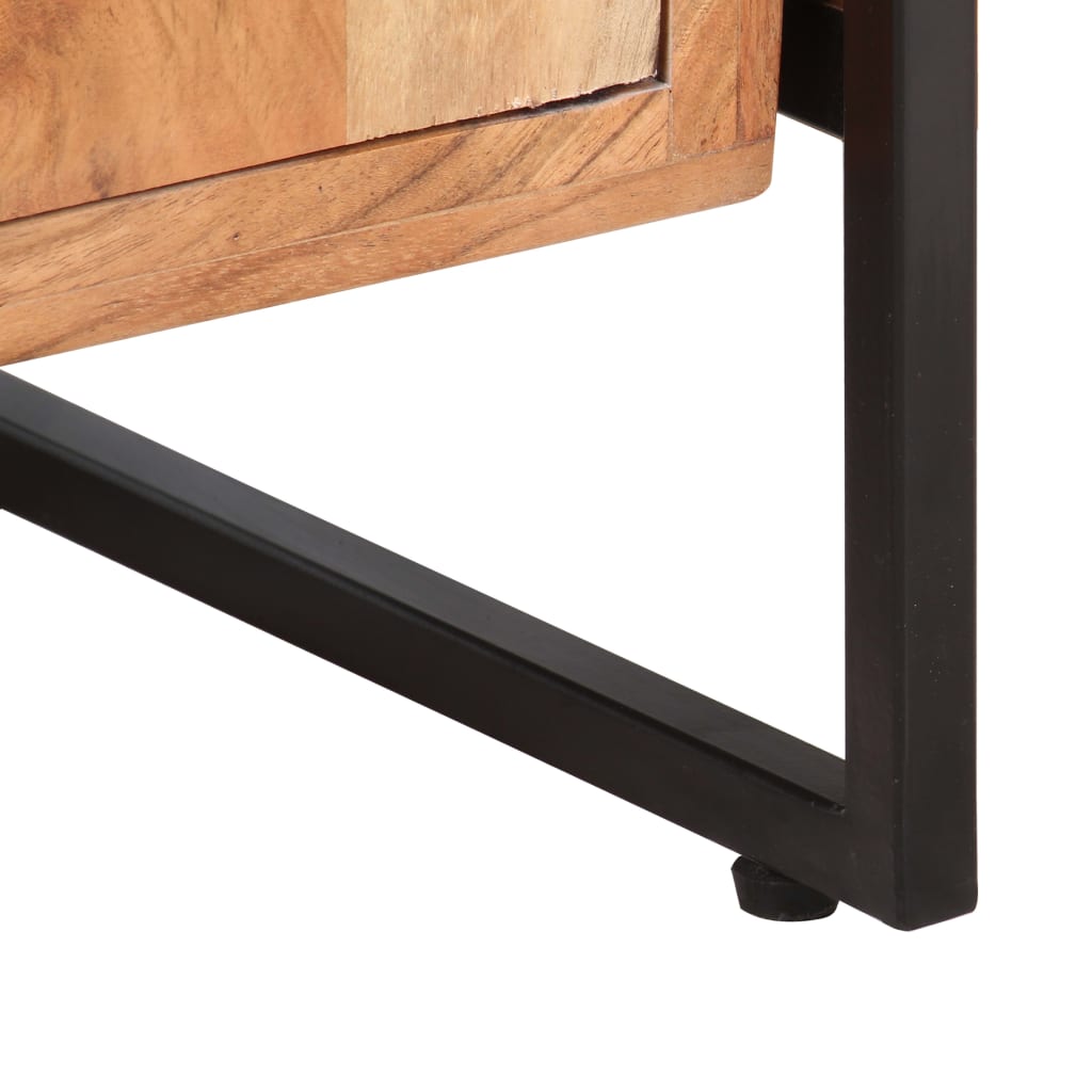 Bookcase, 4-tier, 80x30x180cm, solid acacia wood