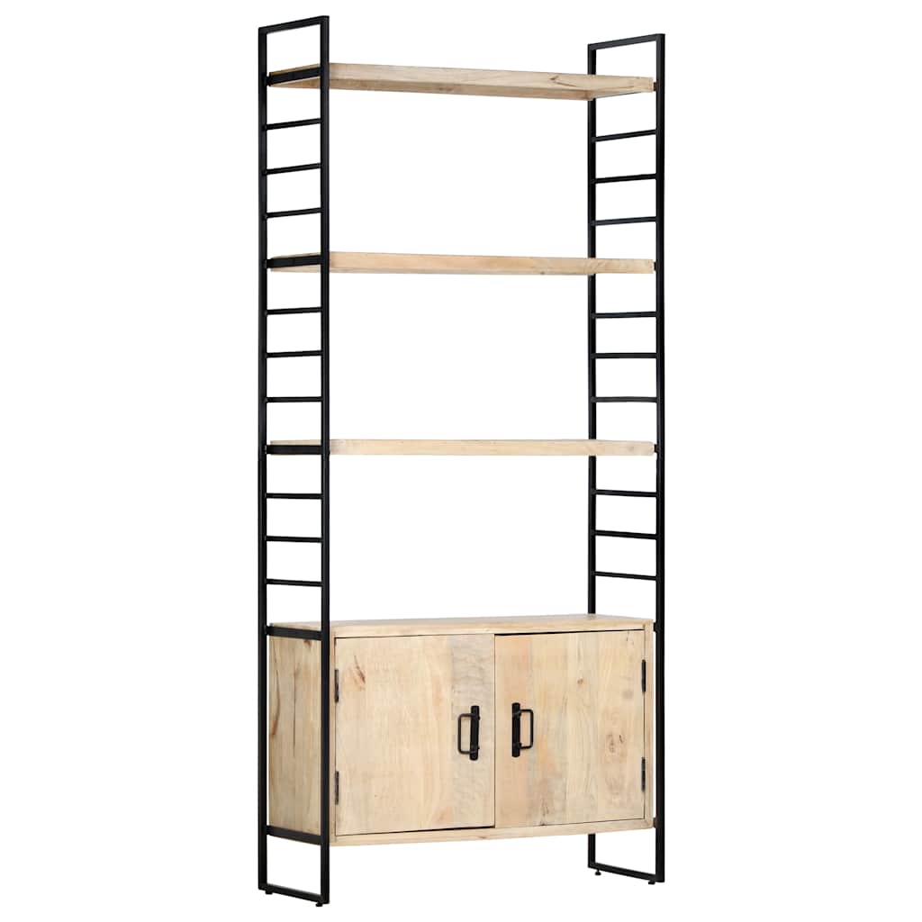 Bookcase, 4-tier, 80x30x180cm, solid mango wood