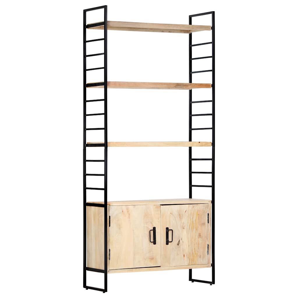 Bookcase, 4-tier, 80x30x180cm, solid mango wood