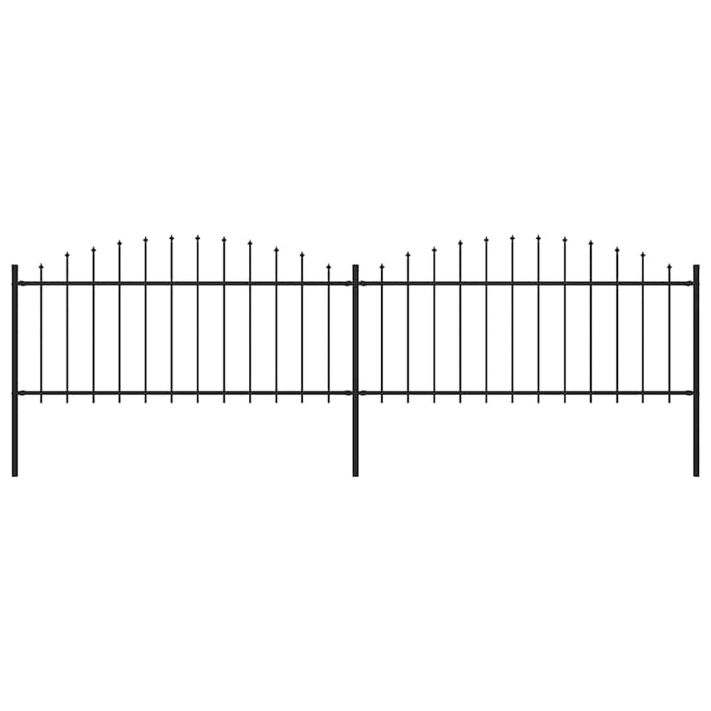 Sodo tvora su iečių viršug., juoda, (0,5-0,75)x3,4m, plienas