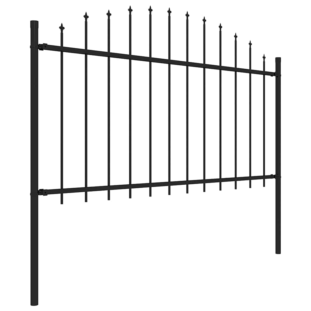Sodo tvora su iešmeliais, plienas, 1603,5x150cm, juoda