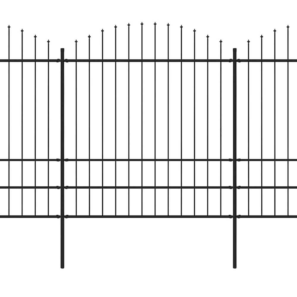 Sodo tvora su iešmeliais, plienas, 359x200cm, juoda