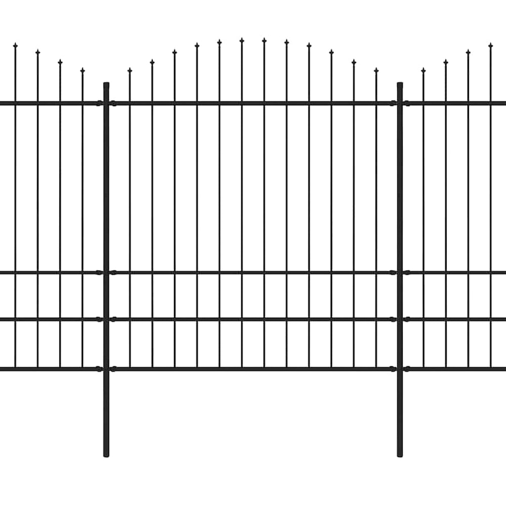 Sodo tvora su iešmeliais, plienas, 1070x200cm, juoda