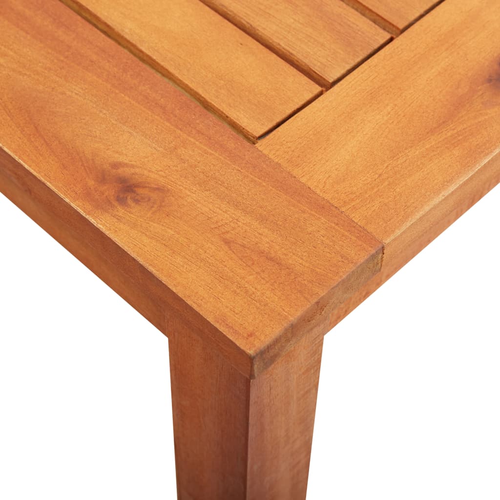 Sodo stalas, 150x90x74cm, akacijos medienos masyvas