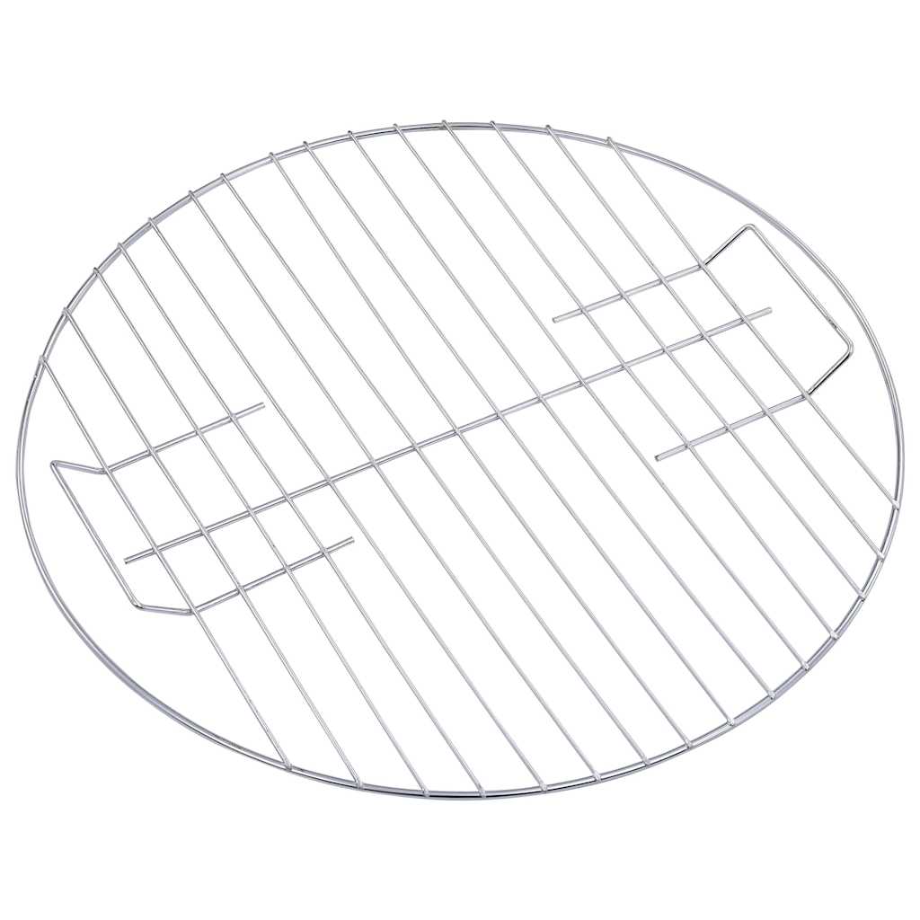 Portable Round Barbecue with Wheels, 44 cm, XXL
