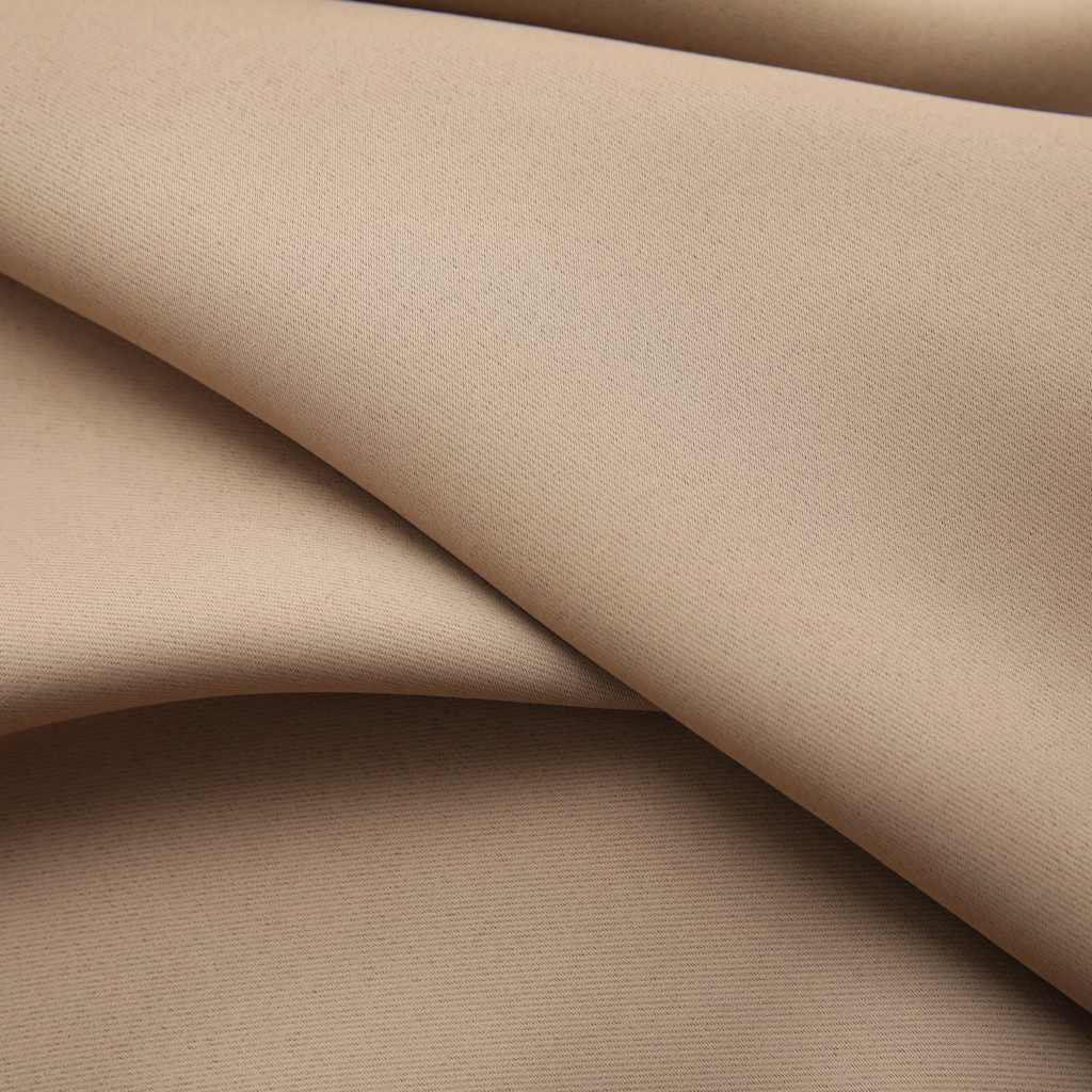 Naktinės užuolaidos su kabliukais, 2vnt., taupe, 140x245cm