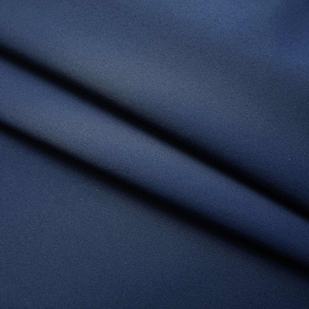 Blackout curtains with hooks, 2 pcs., blue, 140x225cm