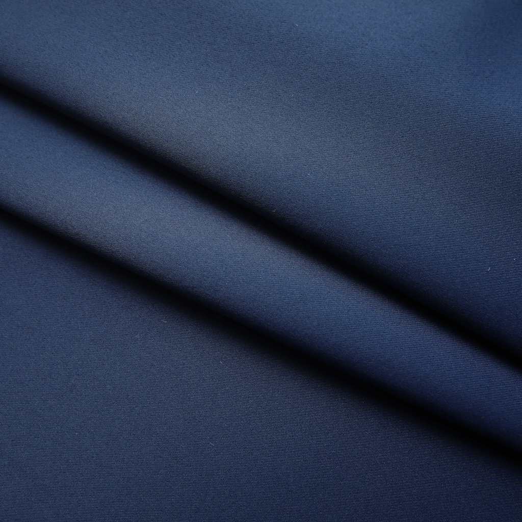 Naktinės užuolaidos su kabliukais, 2vnt., mėlynos, 140x245cm