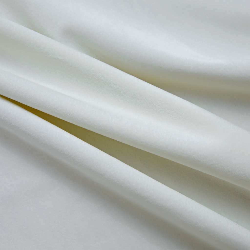 Night curtain with rings, cream, 290x245cm, velvet