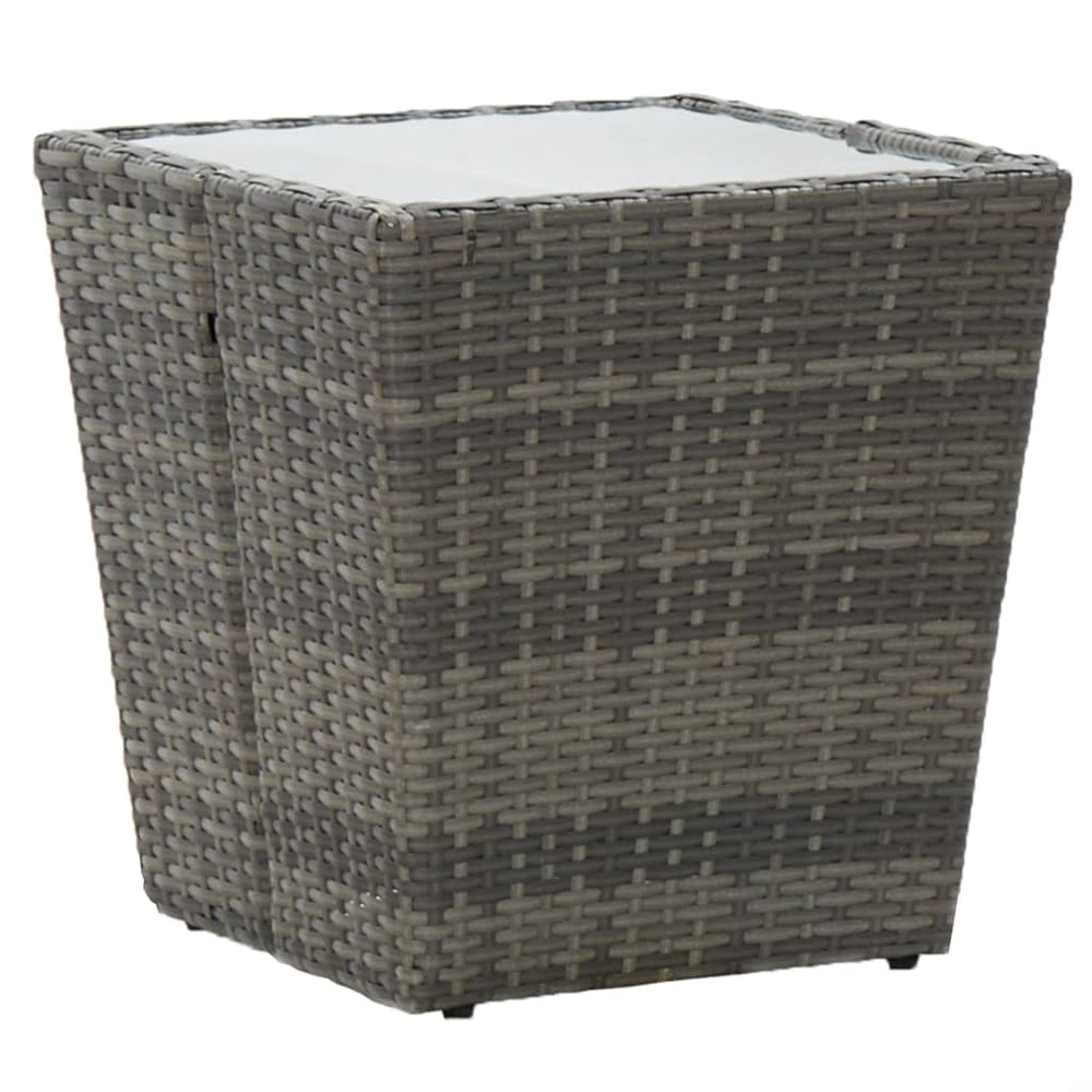 Coffee table, grey, 41.5x41.5x43cm