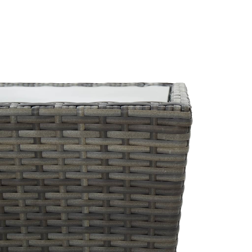 Coffee table, grey, 41.5x41.5x43cm