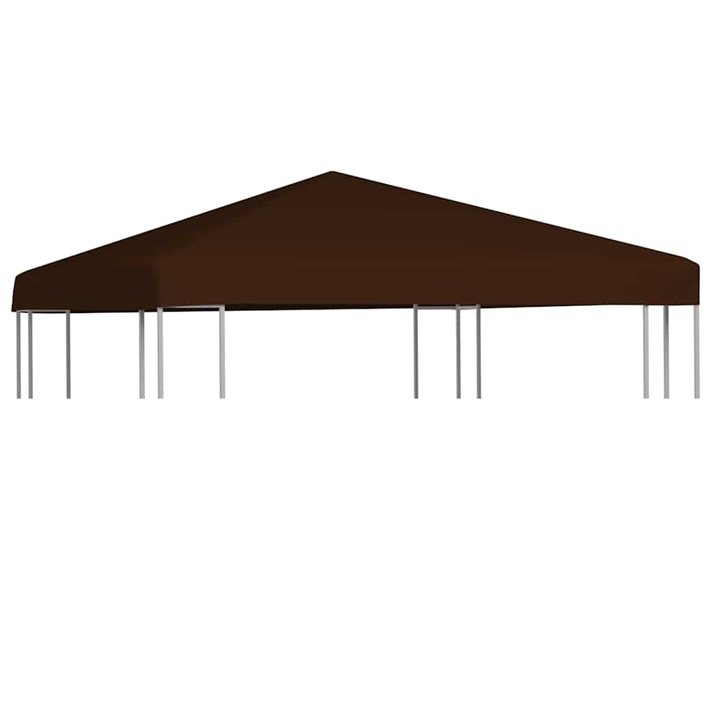 Gazebo top canopy, brown, 3x3m, 310 g/m²