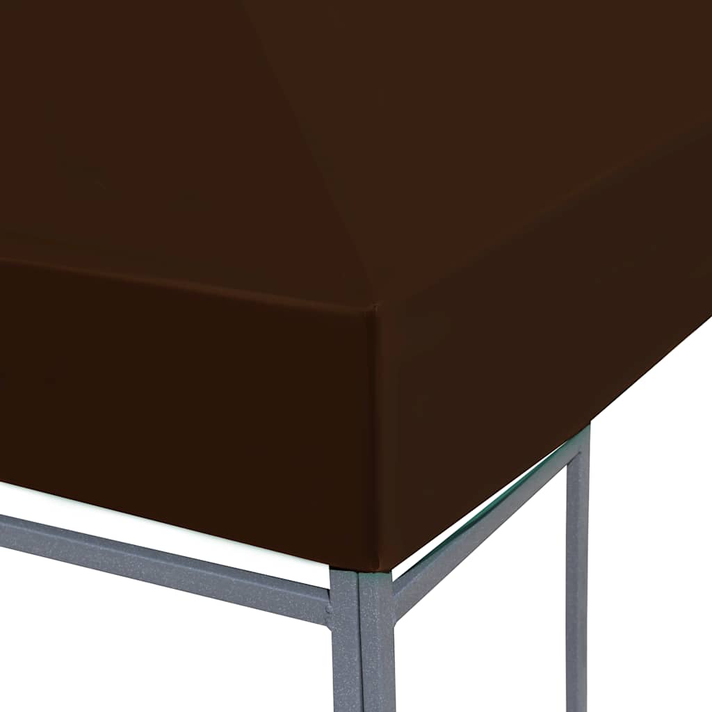 Gazebo top canopy, brown, 3x3m, 310 g/m²