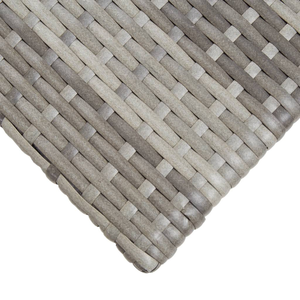 Tea table, grey, 50x50x47cm, polyrattan