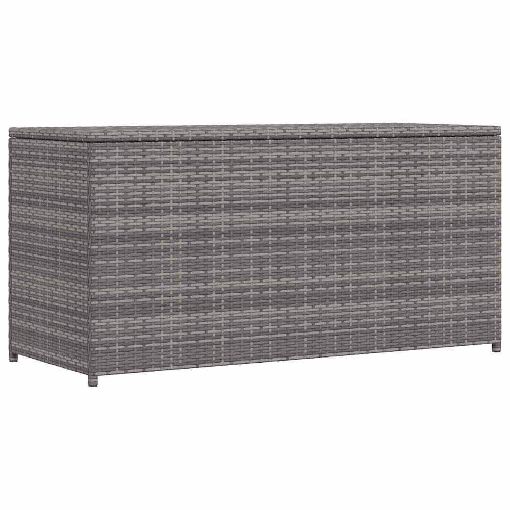 Garden storage box, grey, 120x50x60cm, polyrattan