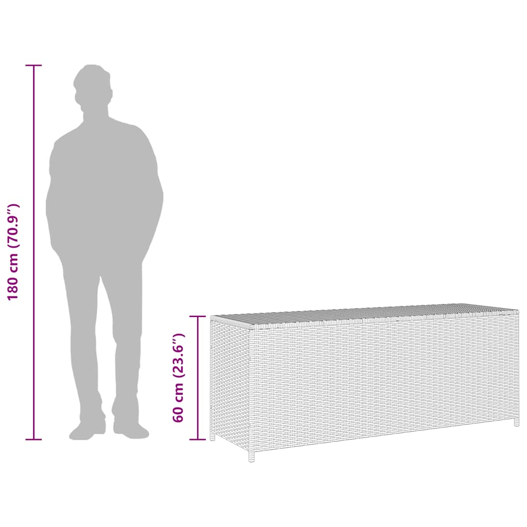 Āra mantu kaste MARVIN, pelēka, 150cm