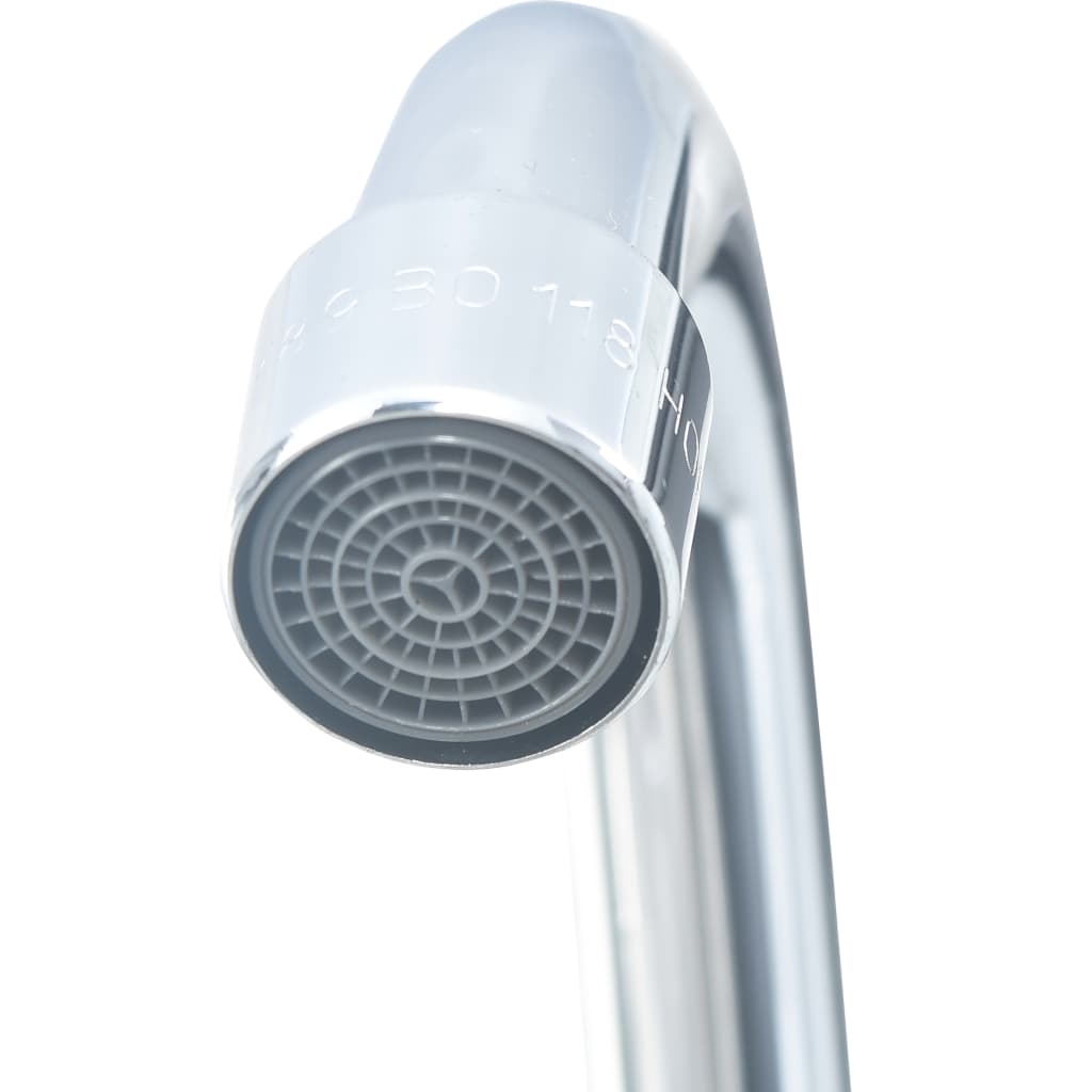 Washbasin with mixer tap and soap dispenser