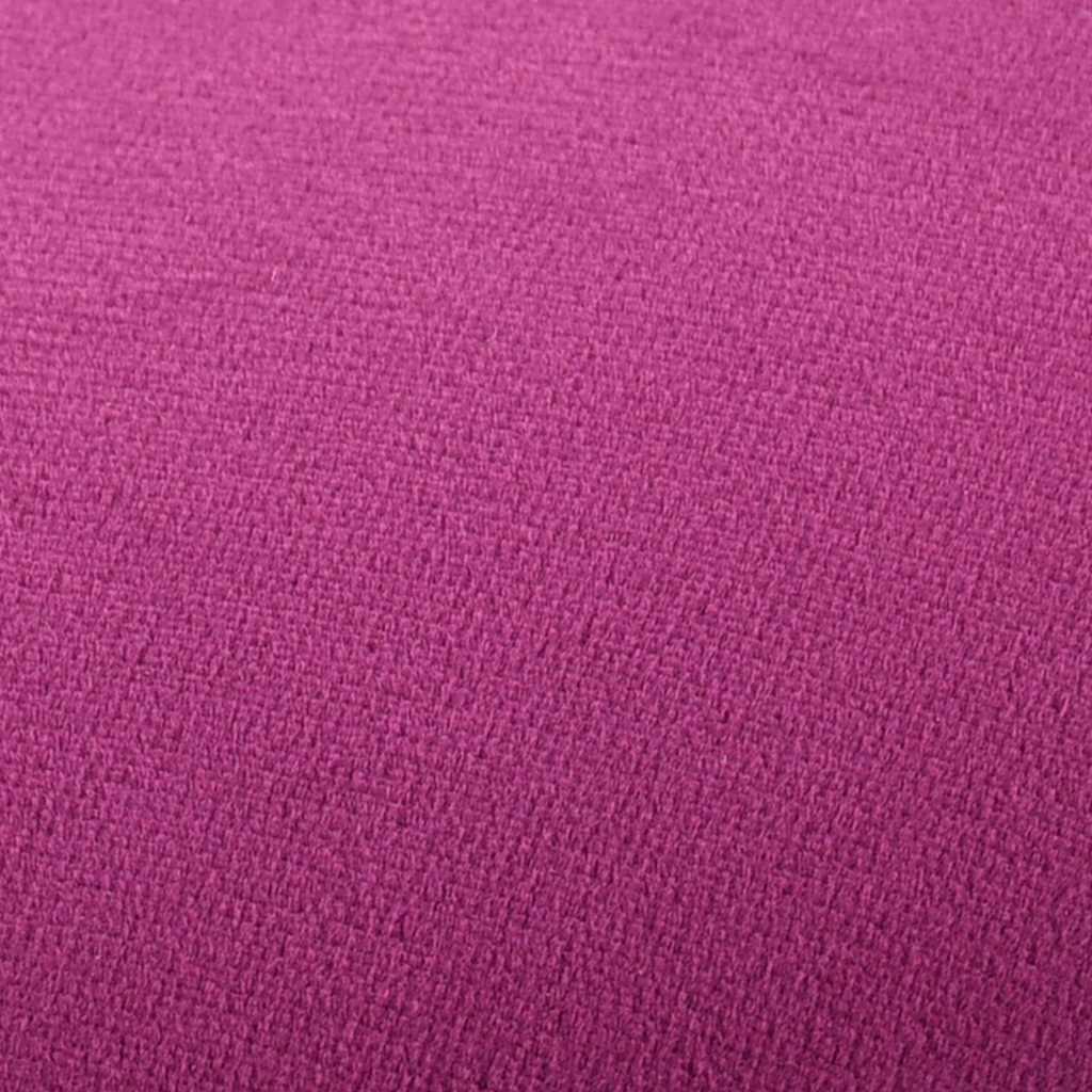 Stool, violet and gold, velvet 28 x 36 cm