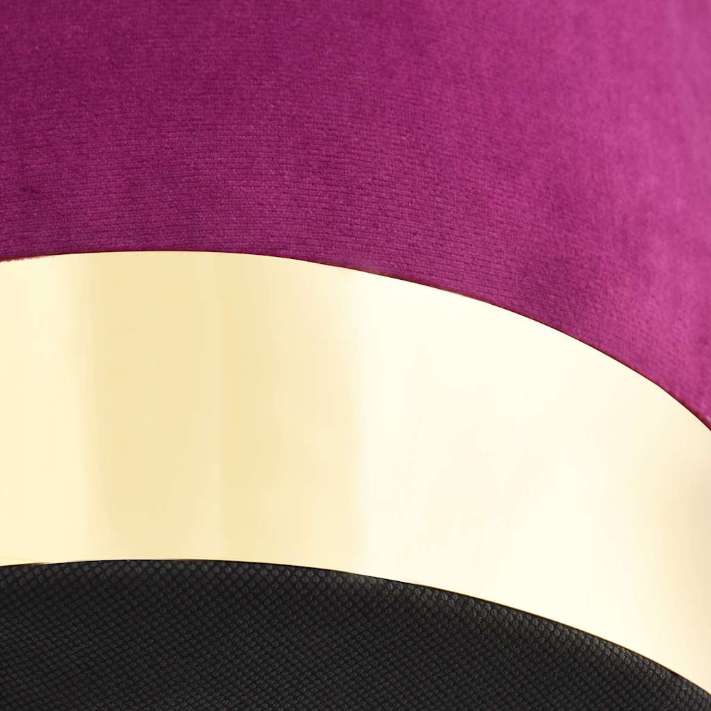Stool, violet and gold, velvet 28 x 36 cm
