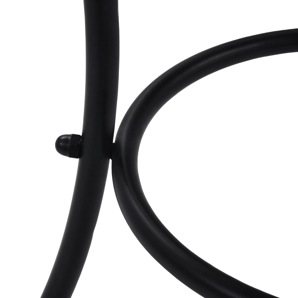 Mozaikinis bistro staliukas, oranžinis/pilkas, 60cm, keramika