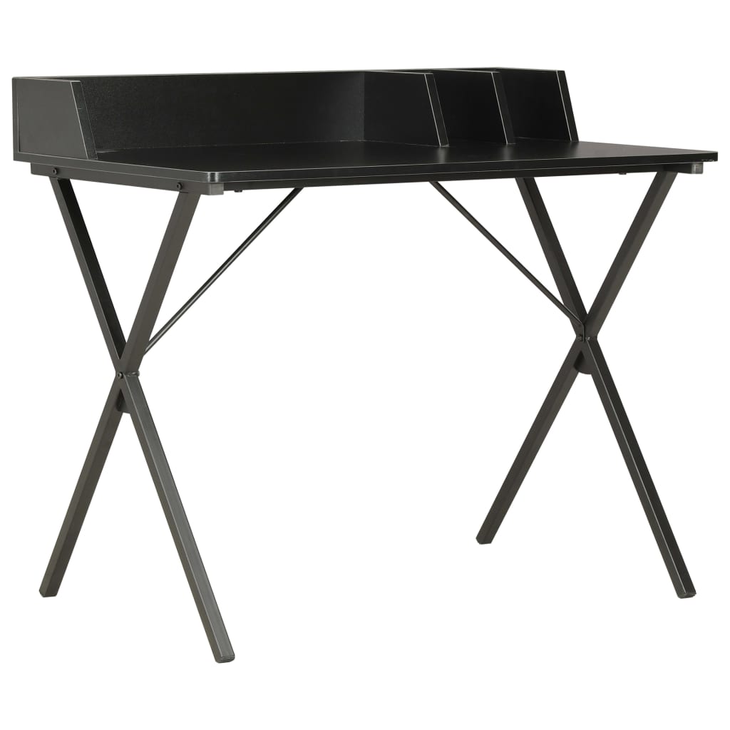 Writing desk, black, 80x50x84cm