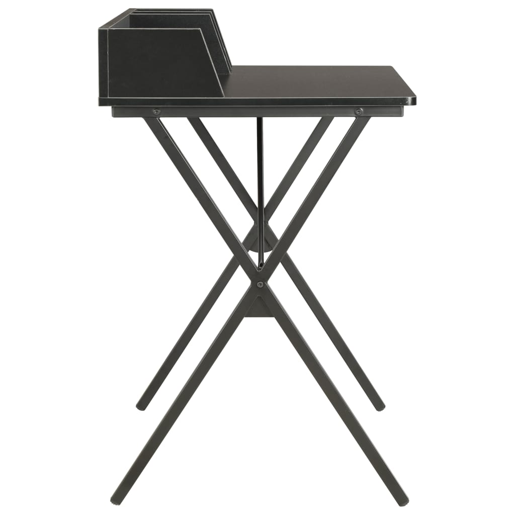 Writing desk, black, 80x50x84cm
