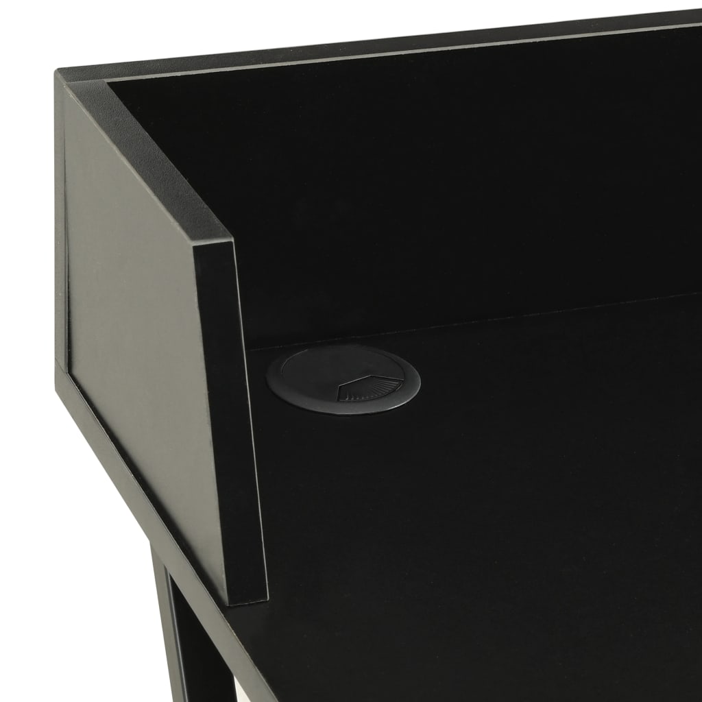 Writing desk, black, 80x50x84cm