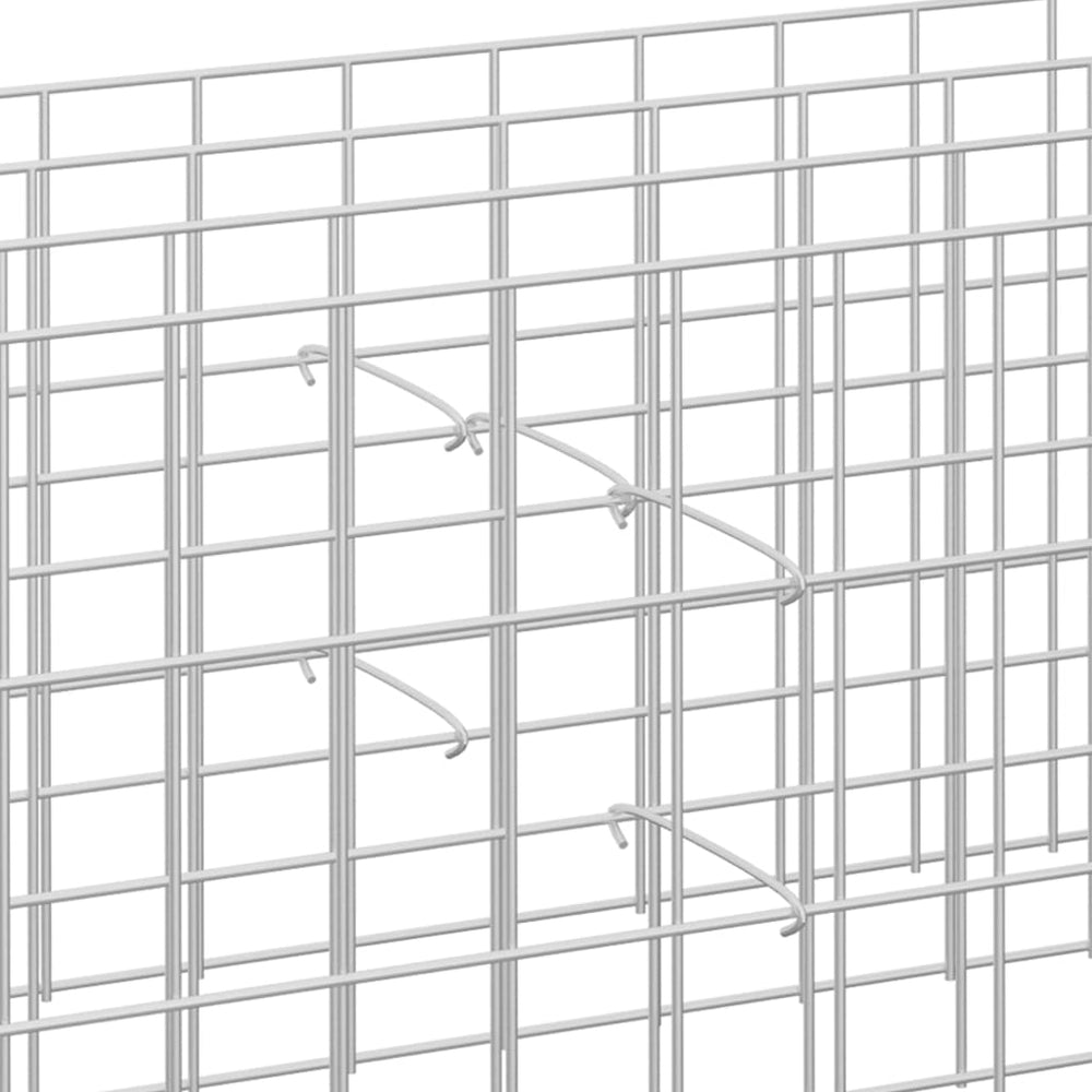 Kabliai gabionams, 100vnt., galvanizuotas plienas, 40cm