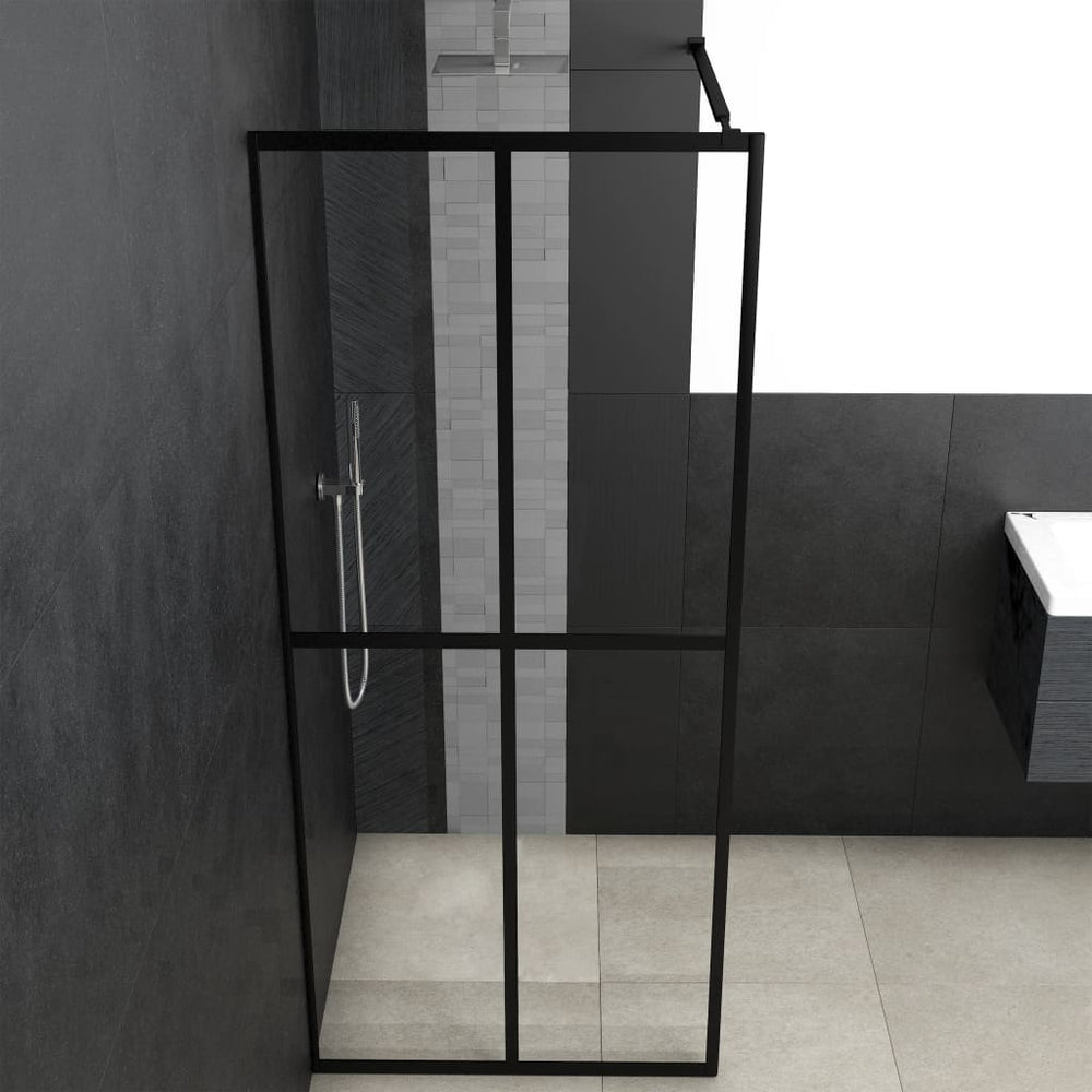 Shower screen, 118x190cm, tempered glass, clear