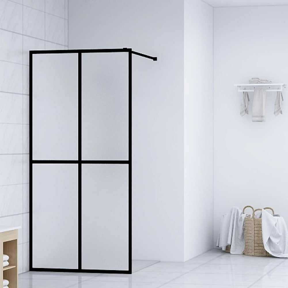 Shower screen, 118x190cm, tempered glass, frosted