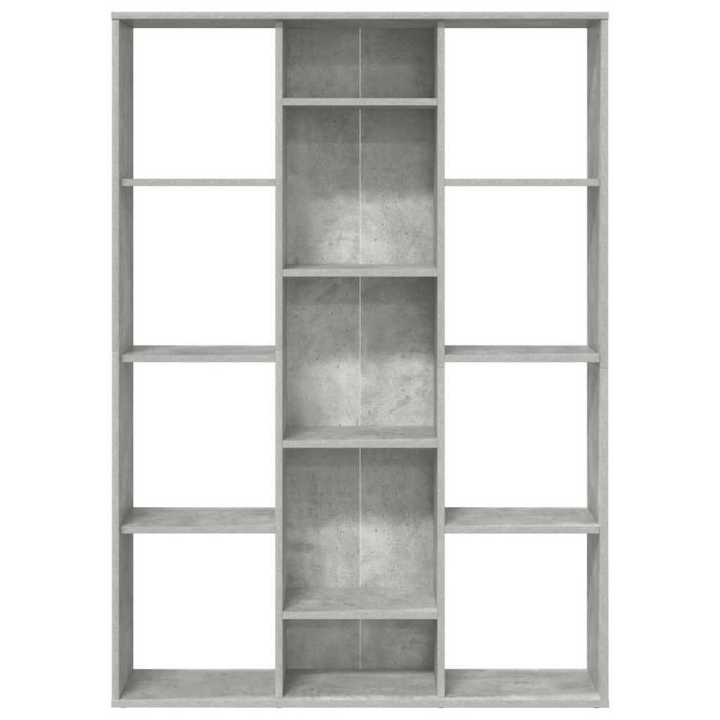 Pertvara/spintelė knygoms, betono, 100x24x140cm, mediena