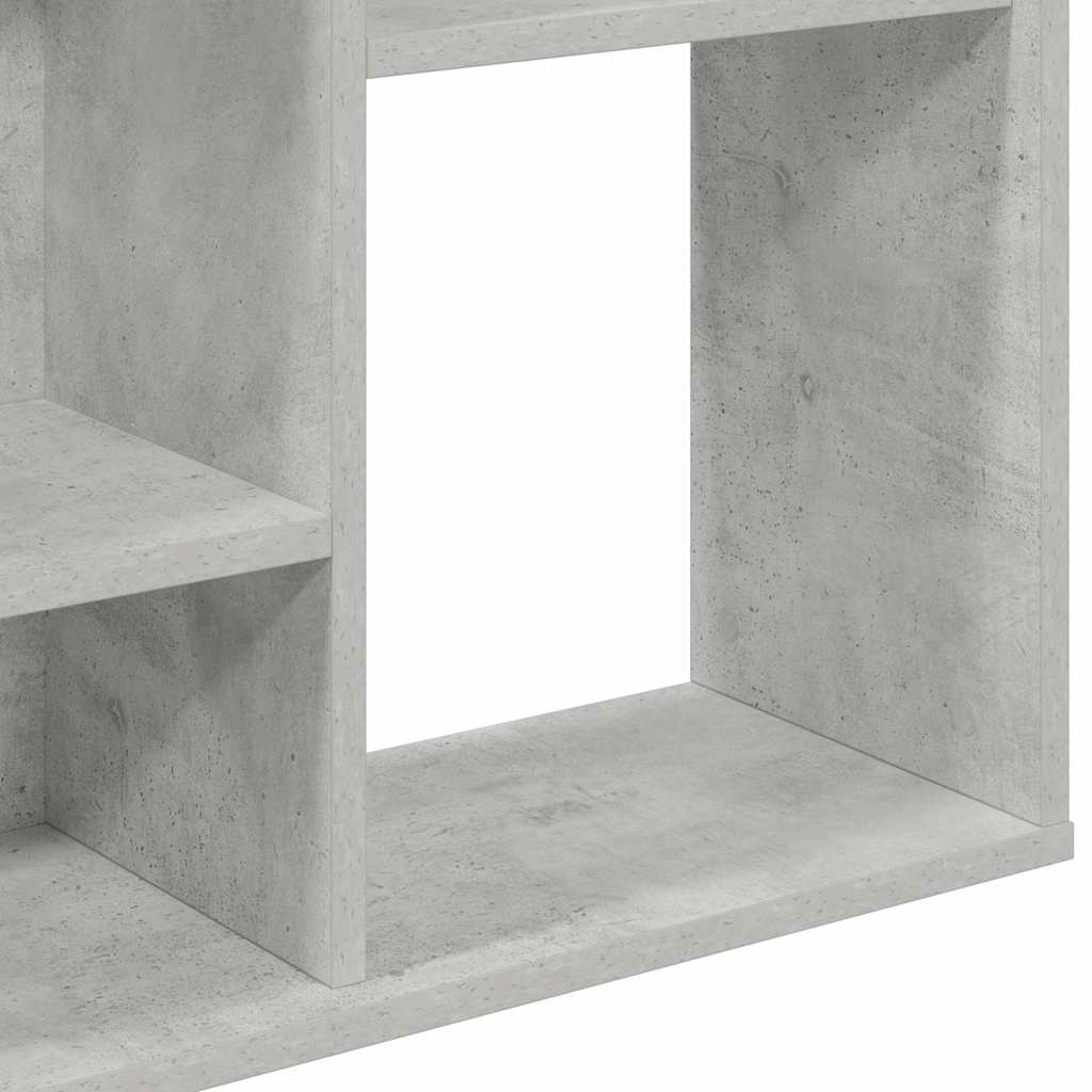 Pertvara/spintelė knygoms, betono, 100x24x140cm, mediena