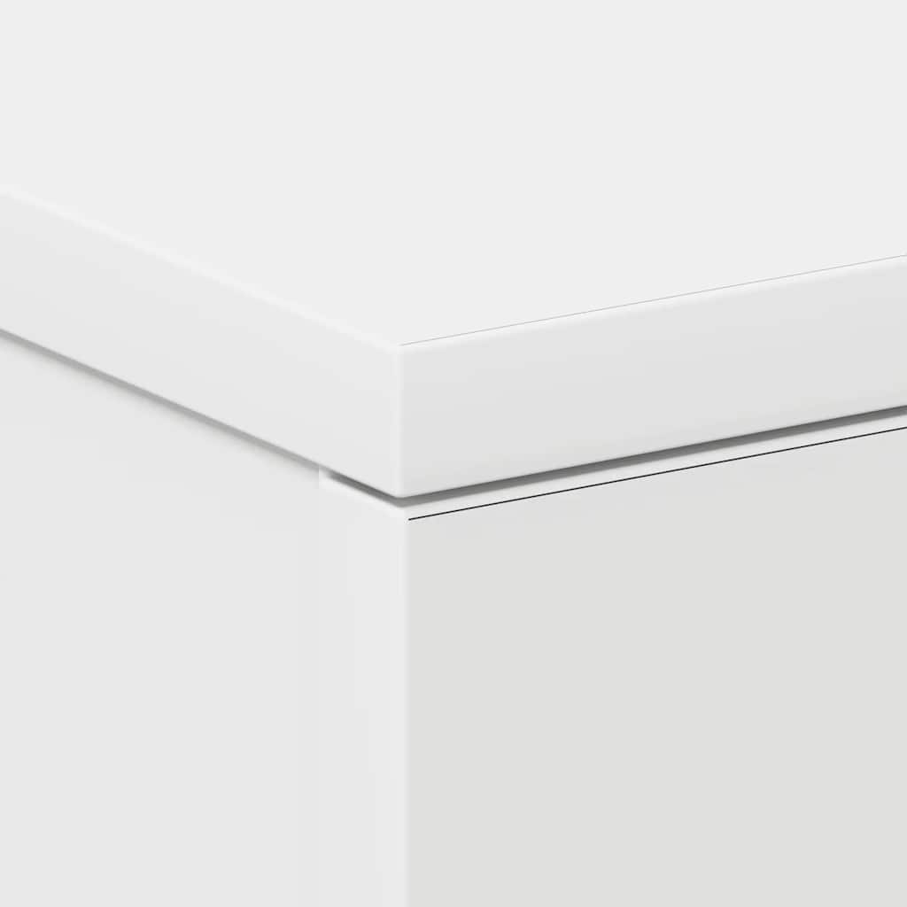 Nightstands, 2 pcs., white, 38x35x56cm, engineered wood