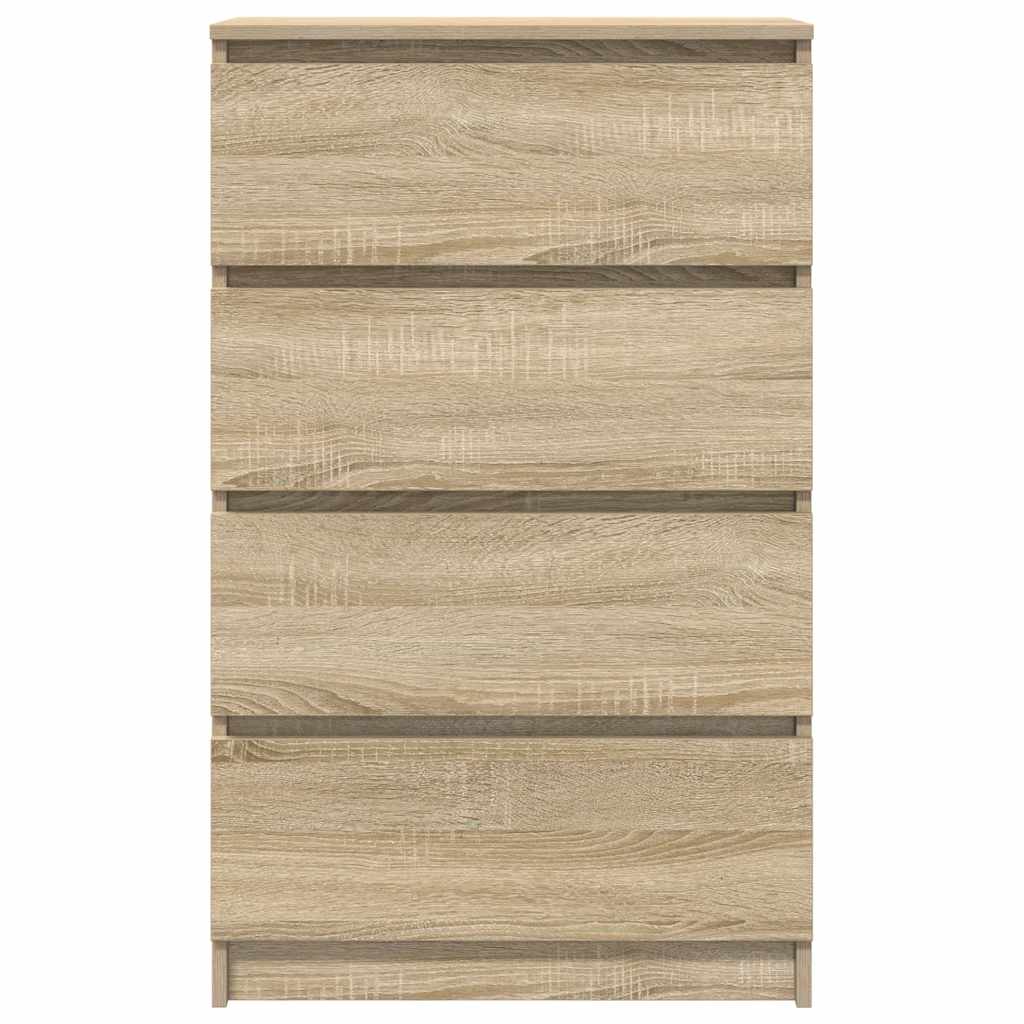 Šoninė spintelė, ąžuolo spalvos, 60x35x98,5 cm, mediena
