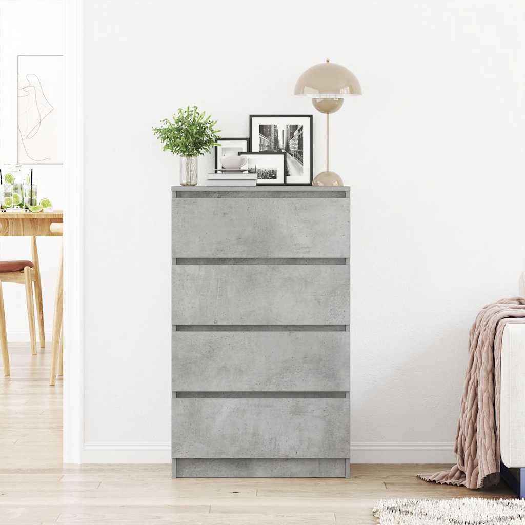 Sideboard, concrete grey, 60x35x98.5 cm, wood