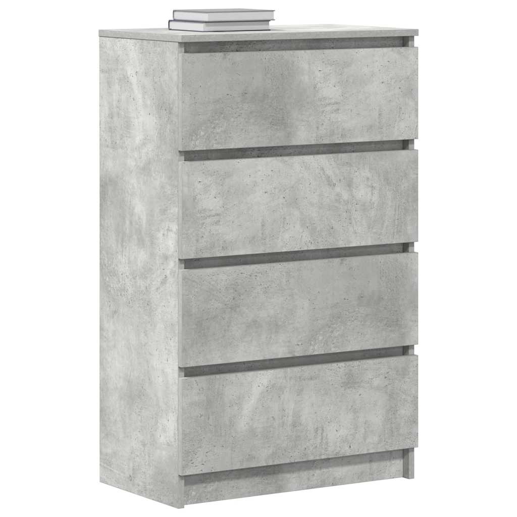 Sideboard, concrete grey, 60x35x98.5 cm, wood