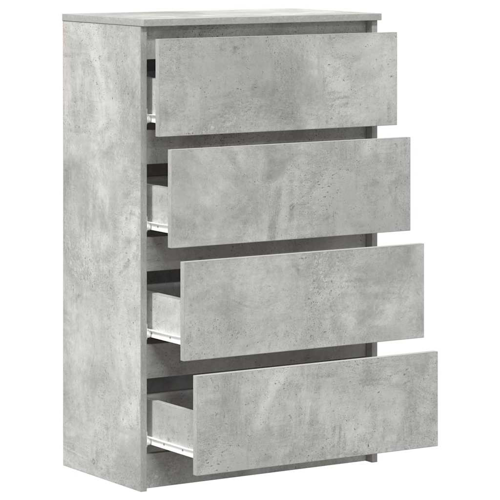 Sideboard, concrete grey, 60x35x98.5 cm, wood