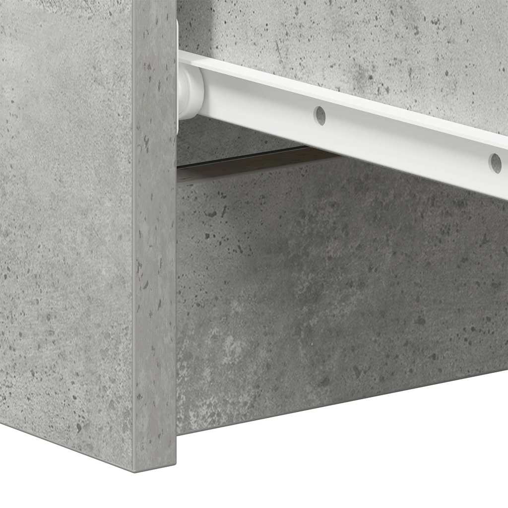 Sideboard, concrete grey, 60x35x98.5 cm, wood