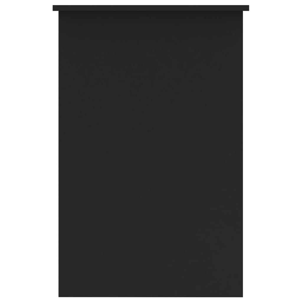 Rašomasis stalas, juodos spalvos, 100x50x76cm, apdirbta mediena