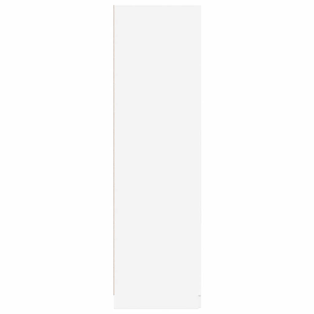 Wardrobe, white, 80x52x180cm, engineered wood