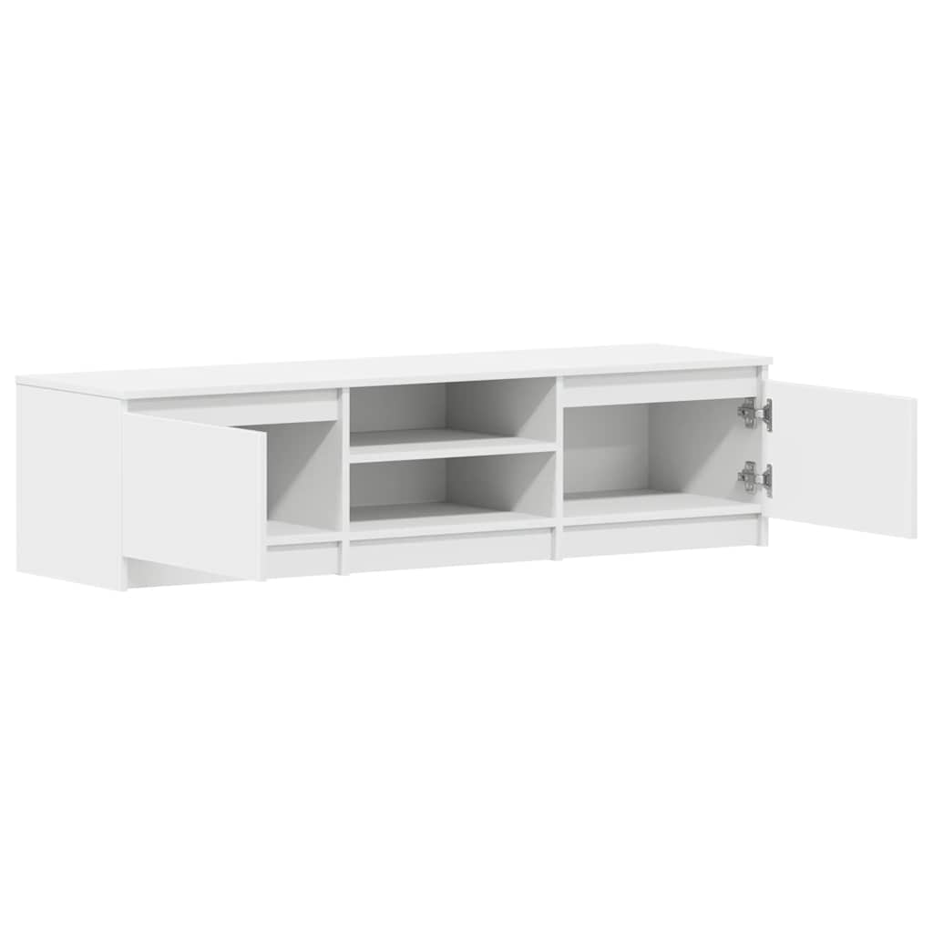 TV cabinet, white, 140x40x35.5cm, engineered wood