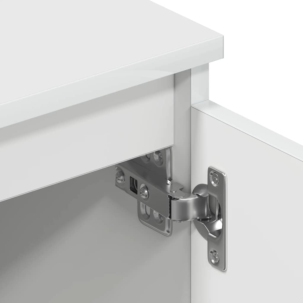 TV cabinet, white, 140x40x35.5cm, engineered wood