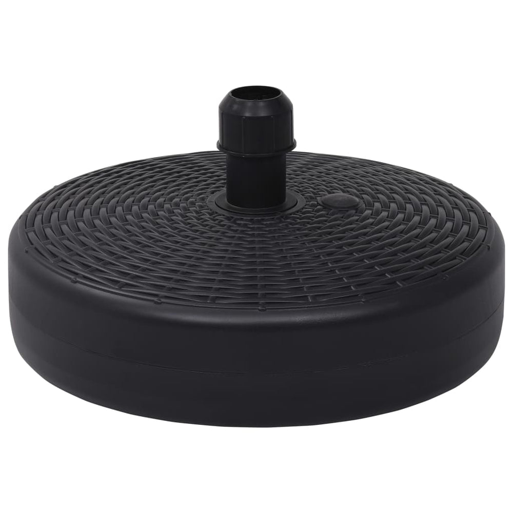 Skėčio pagrindas, juodas, pildomas smėliu/vandeniu, 24l