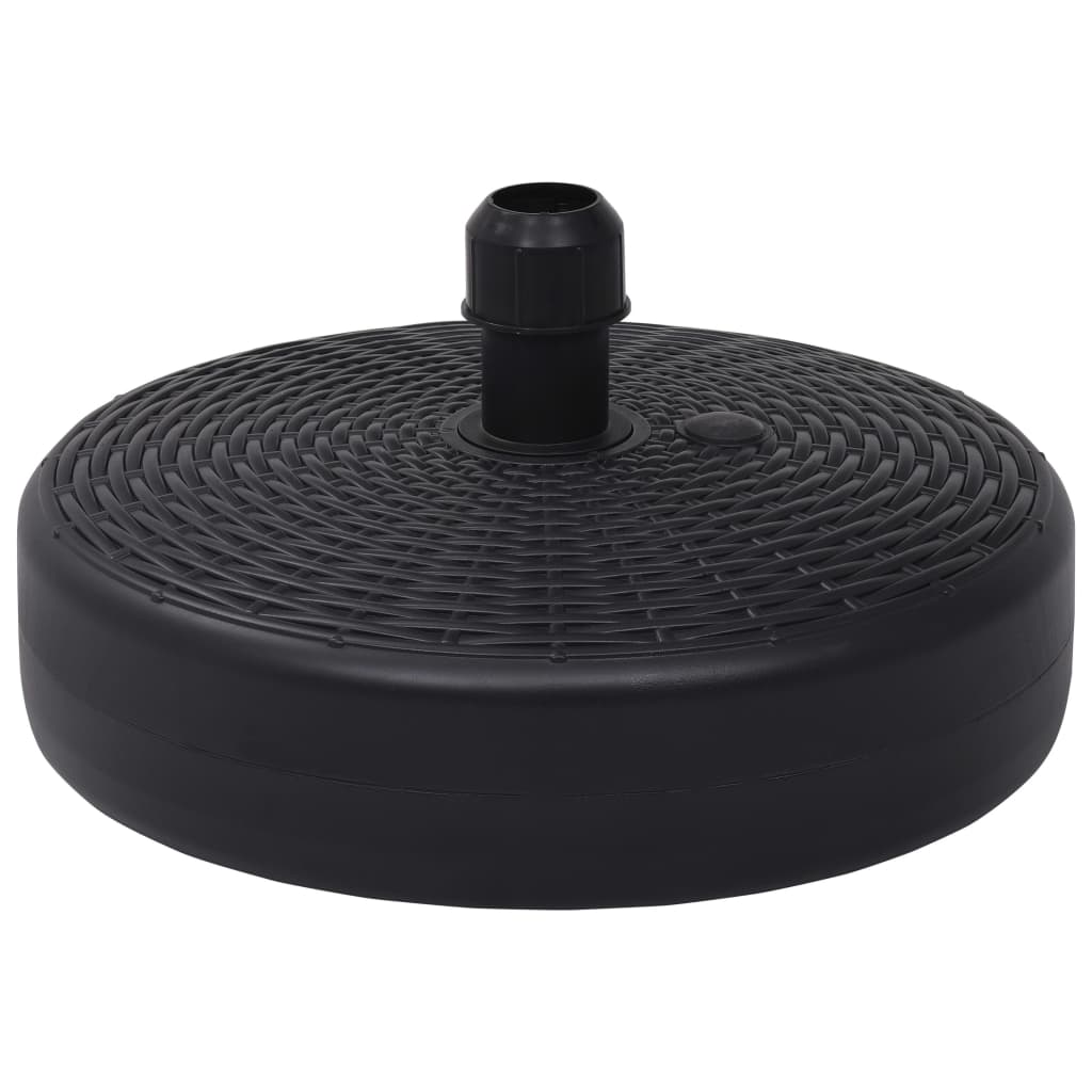 Skėčio pagrindas, juodas, pildomas smėliu/vandeniu, 24l