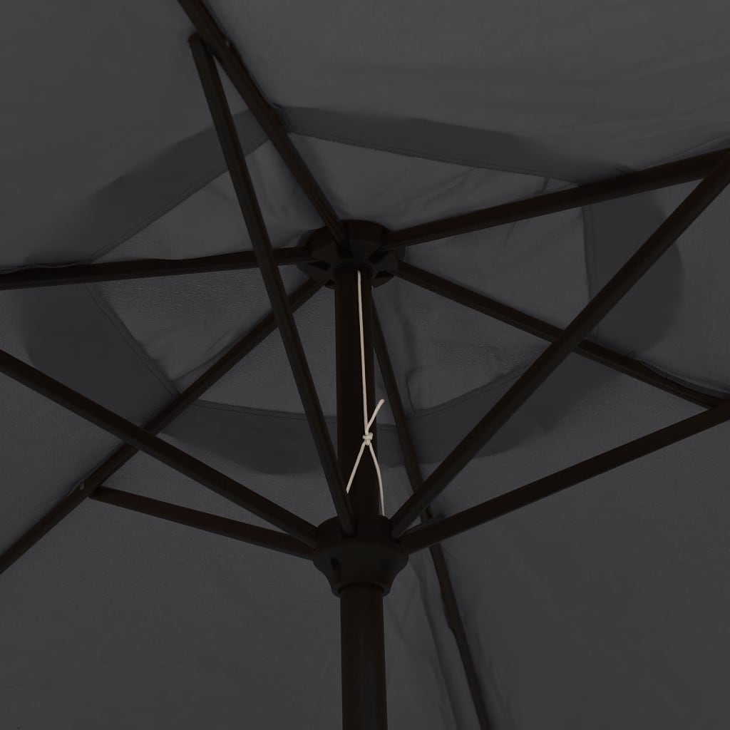 Sodo skėtis BARTON, juoda, 300x222cm