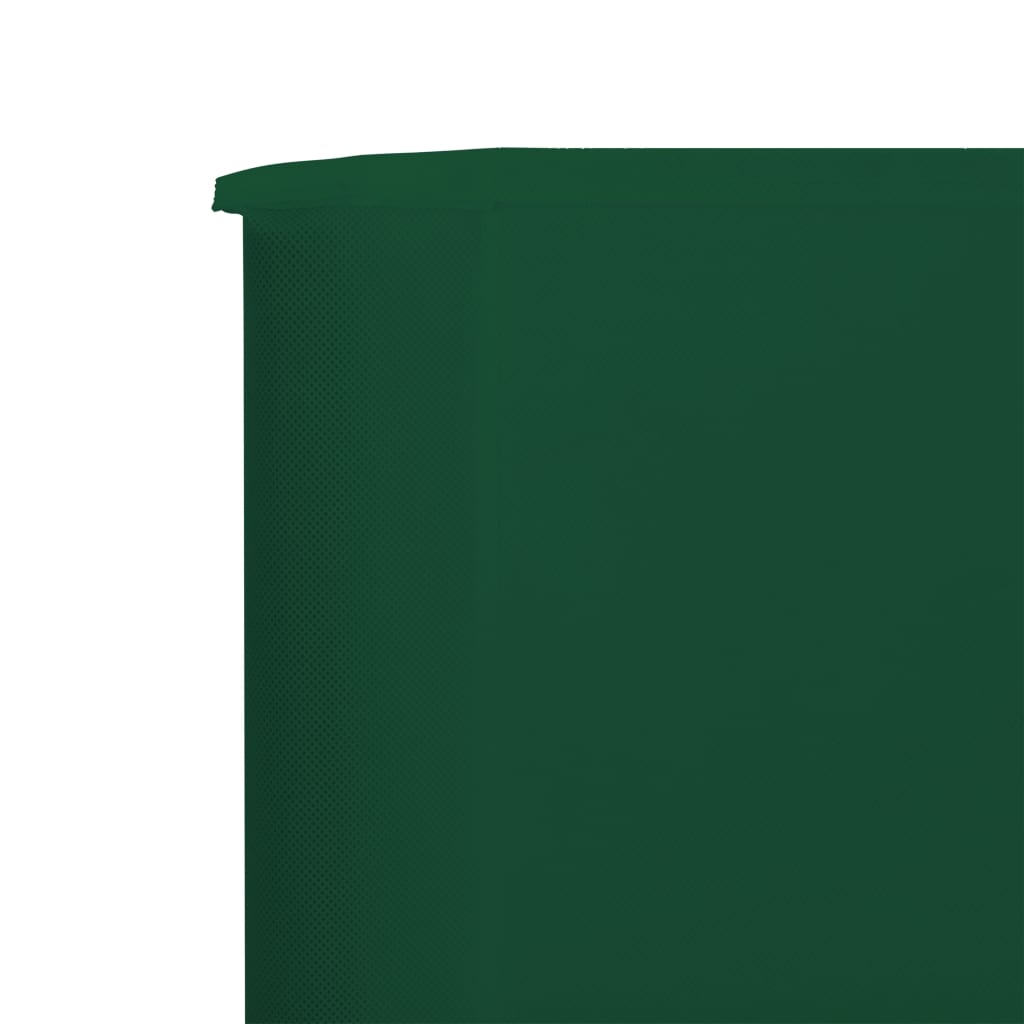 Uždanga nuo vėjo, 3 plokštės, žalia, 400x160cm, audinys