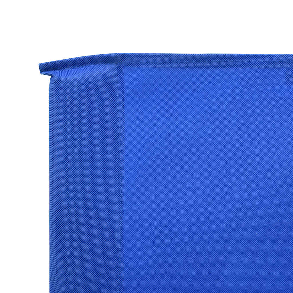 Pretvēja siena, 5 paneļi, zila, 600x120cm, audums