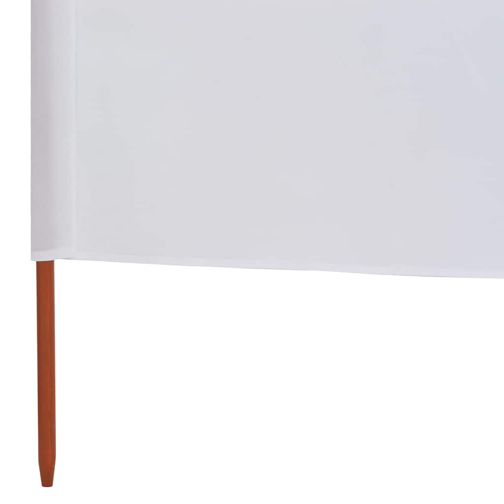 Uždanga nuo vėjo, 6 plokštės, smėlio balta, 800x120cm, audinys